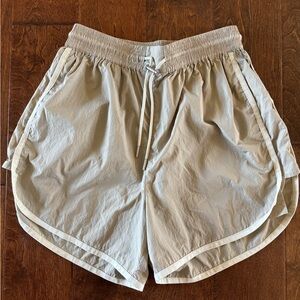 Varley Tan Athletic Shorts